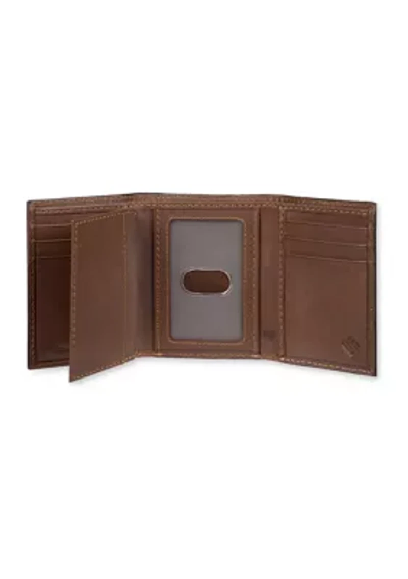 RFID Extra Capacity Trifold Wallet