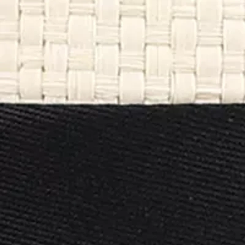 Textured Straw Fedora Hat