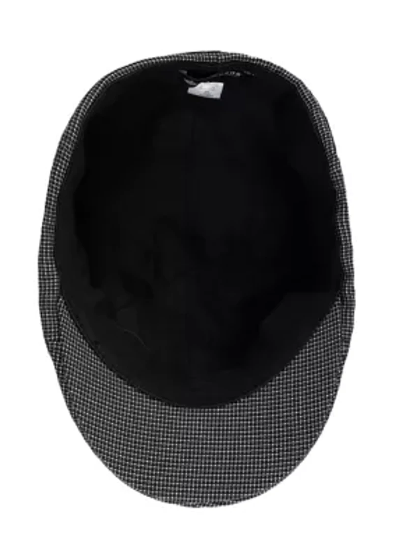 Micro Check Dome Top Ivy Hat