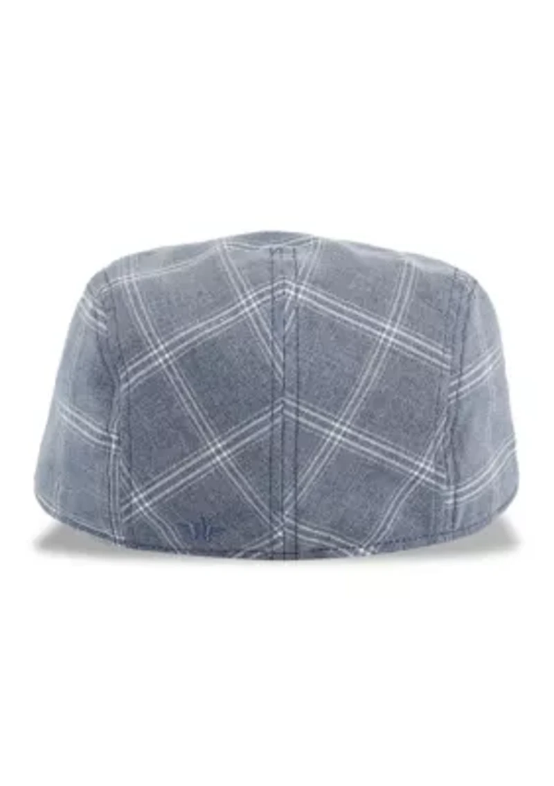 Plaid Cotton Flat Cap Ivy Hat