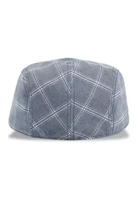 Plaid Cotton Flat Cap Ivy Hat