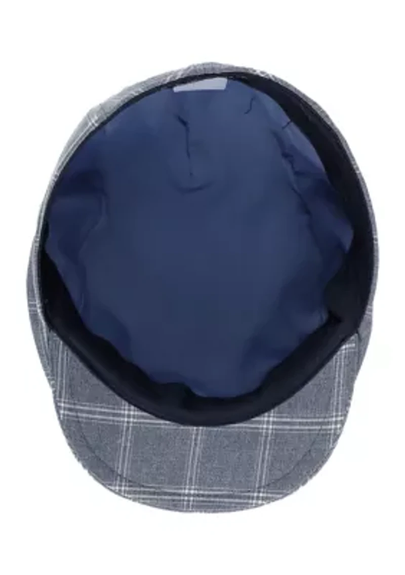 Plaid Cotton Flat Cap Ivy Hat