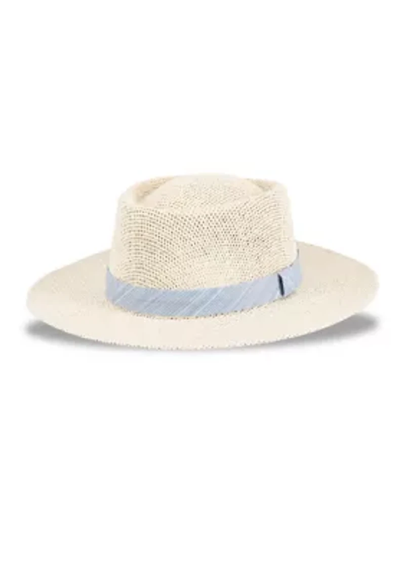 Men's Textured Band Gambler Hat
