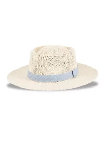 Men's Textured Band Gambler Hat