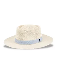 Men's Textured Band Gambler Hat