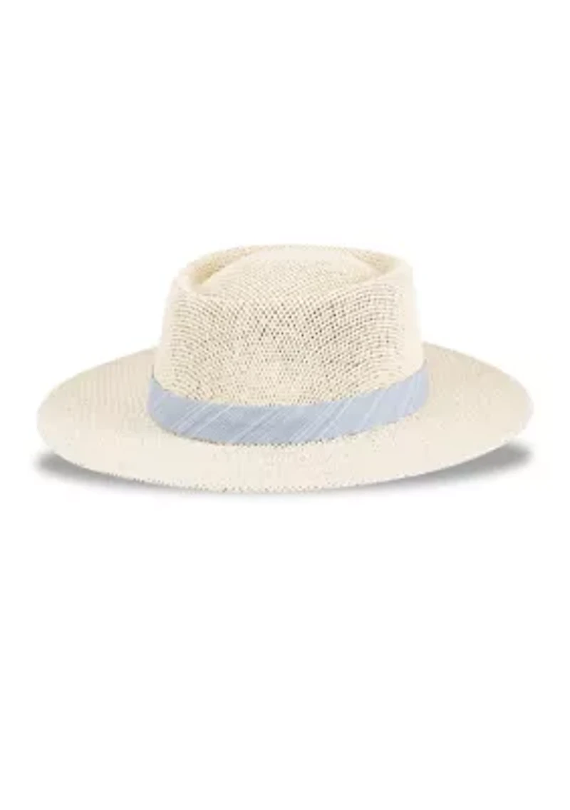Men's Textured Band Gambler Hat