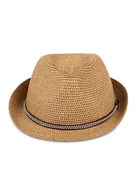 Two-Tone Fedora Hat