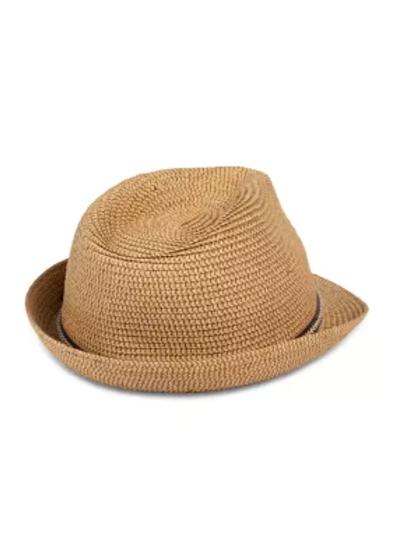 Two-Tone Fedora Hat