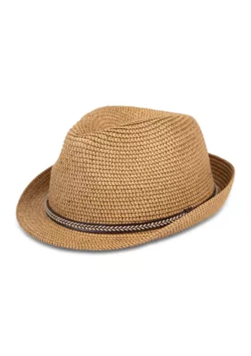 Two-Tone Fedora Hat