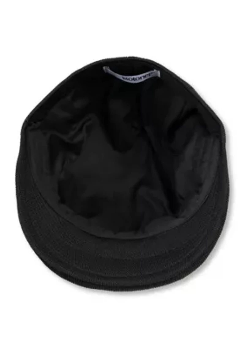 Stretch Piqué Flat Top Ivy Newsboy Hat