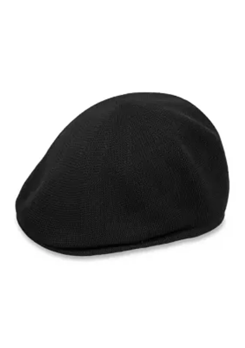 Stretch Piqué Flat Top Ivy Newsboy Hat