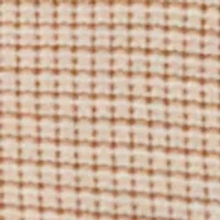 Micro Check Dome Top Hat