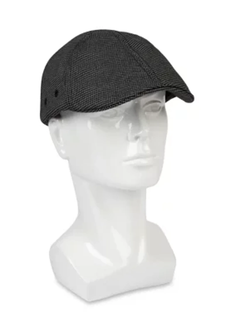Micro Check Dome Top Hat