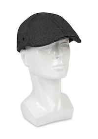 Micro Check Dome Top Hat