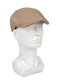 Micro Check Dome Top Hat