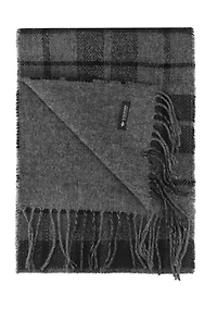 Men's Reversible Tonal Plaid Scarf