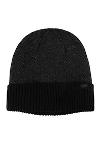 Micro Check Cuffed Beanie