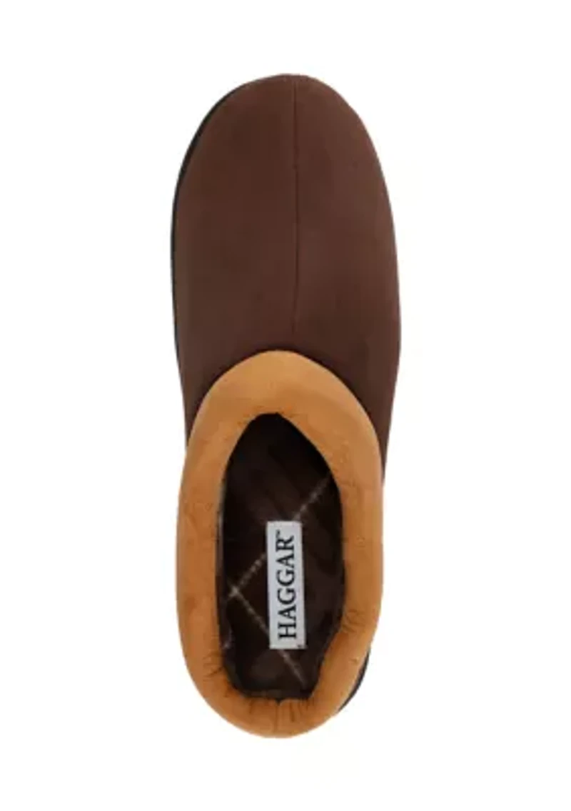 Microsuede Clog Slippers