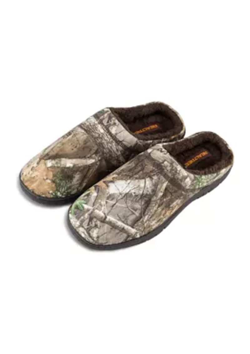 Clog Slippers with All Over Camo