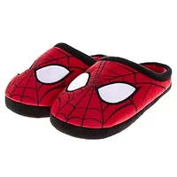 Marvel Spider-Man Men's Slippers Cozy, Plush, and Fun House Shoes