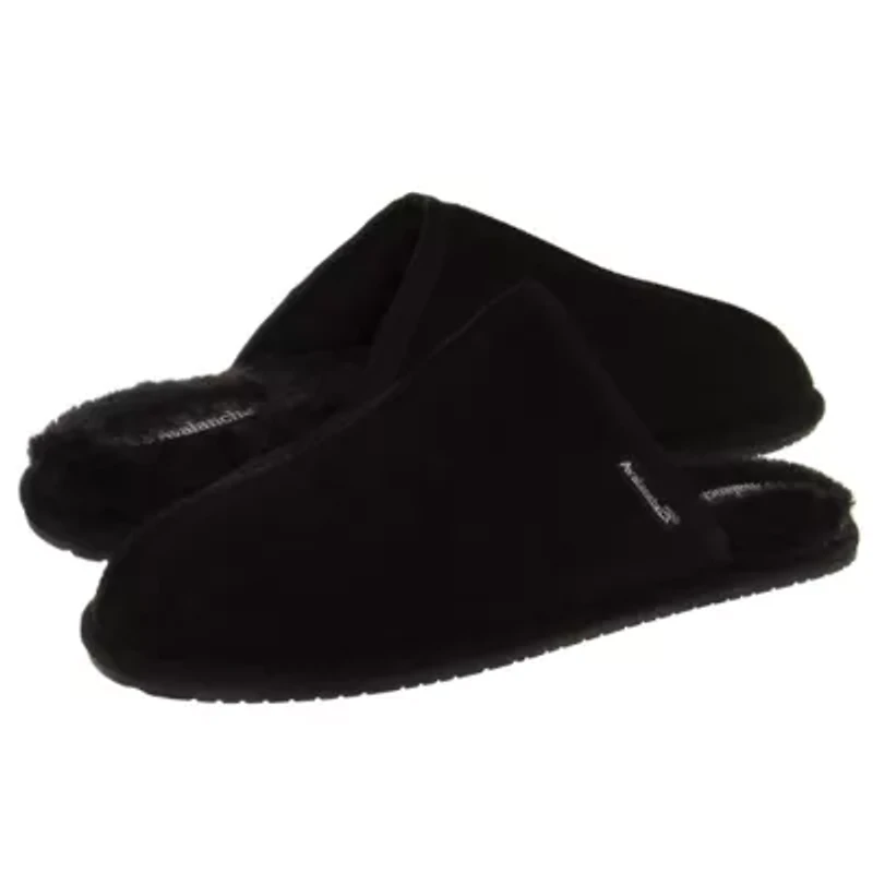 Warm Slippers Men's Cozy Comfort Fit Indoor Wear Durable Sole Slip-On