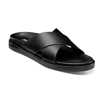 Montel Cross Strap Slide Sandal