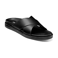 Montel Cross Strap Slide Sandal