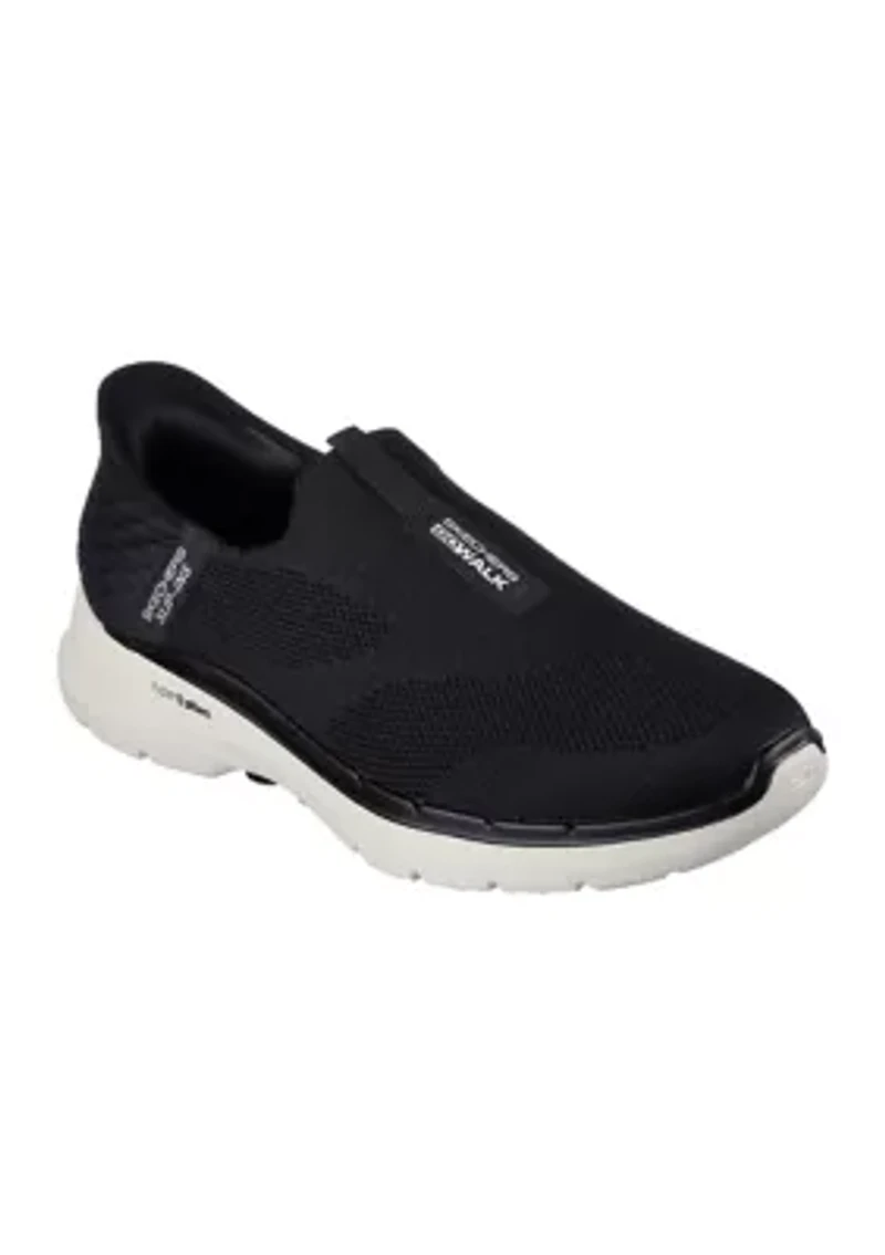 Men's Go Walk 6 - Easy On Slip Sneakers Extra Wide Width