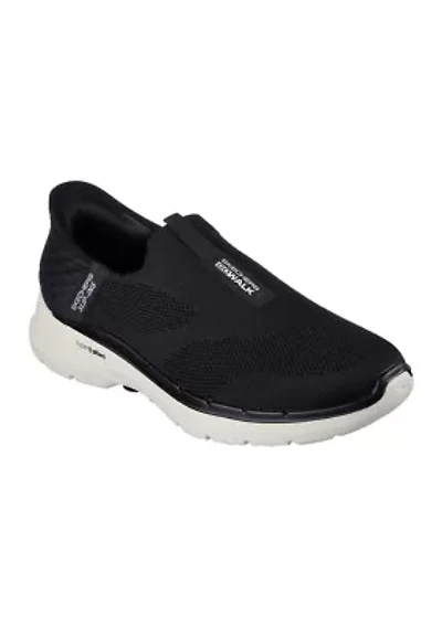 Men's Go Walk 6 - Easy On Slip Sneakers Extra Wide Width
