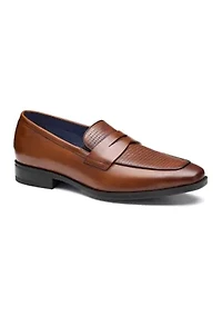 Gibbons Embossed Penny Loafers