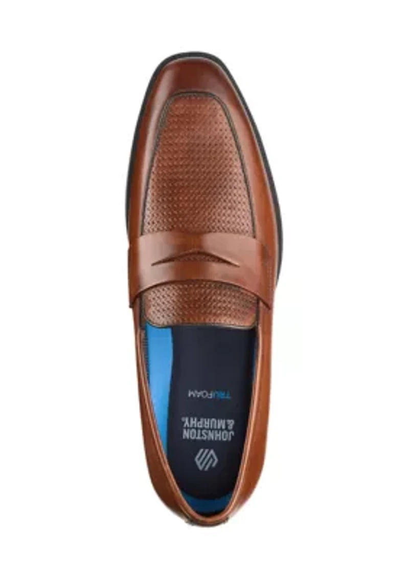Gibbons Embossed Penny Loafers