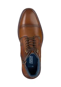 Raleigh Cap Toe Zip Boots