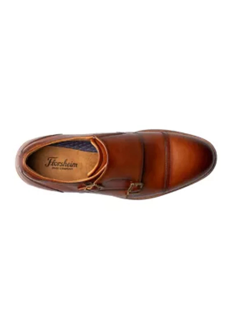 Rucci Cap Toe Double Monk Strap Loafers