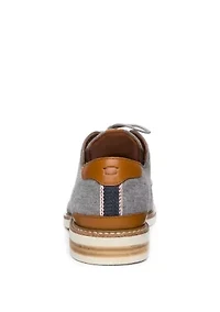Highland Canvas Plain Toe Oxford Shoes