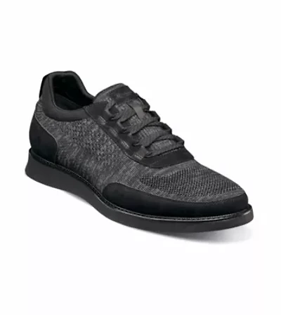 Launch Knit Elastic Lace Moc Toe Slip On