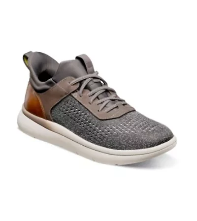 Fleet Knit Elastic Lace Sneaker