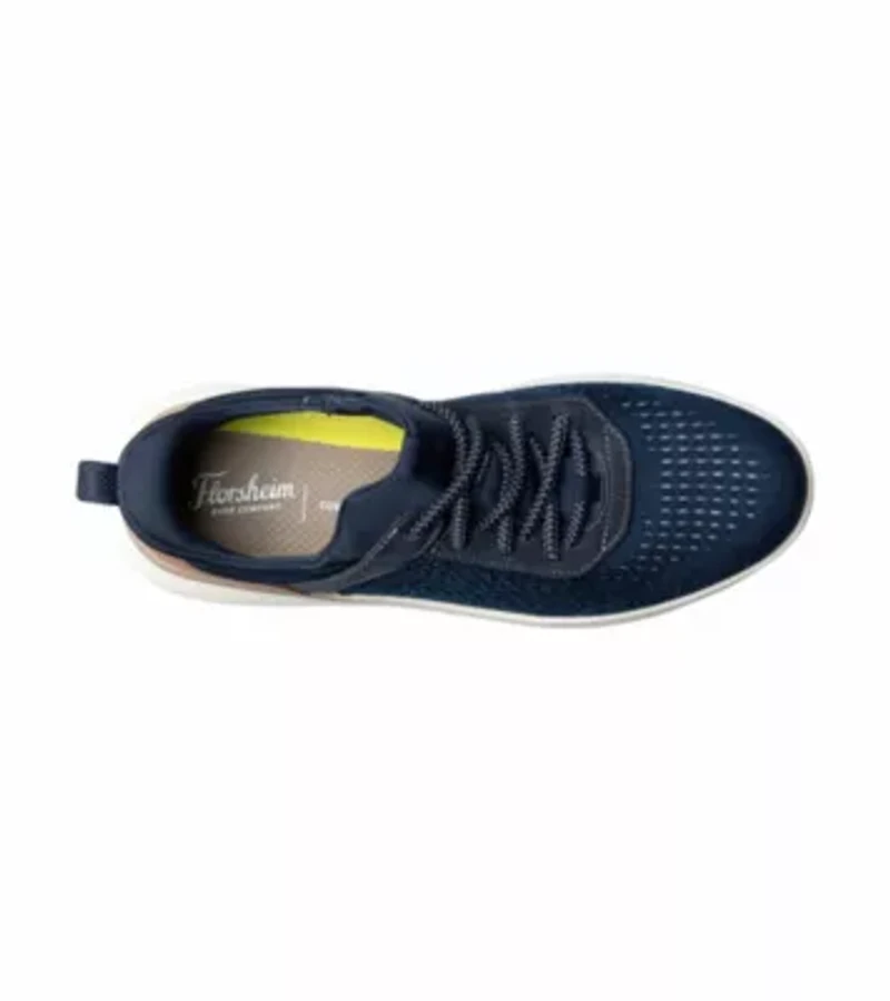 Fleet Knit Elastic Lace Sneaker