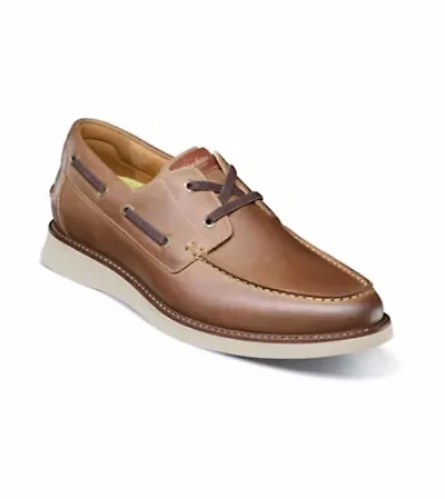 Launch Moc Toe Elastic Lace Boat Shoe