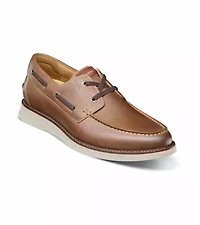 Launch Moc Toe Elastic Lace Boat Shoe