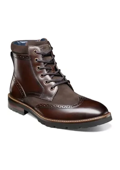 Men's Renegade Wing Tip Lace Up Boots