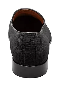 Postino Plain Toe Velvet Slip-on