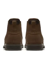 Emmet Easy Cola Suede Chelsea Boots