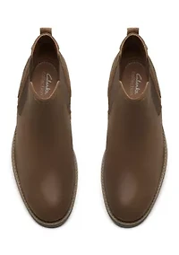 Emmet Easy Cola Suede Chelsea Boots