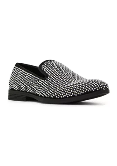 Suppor Studded Smoking Slipper Loafers