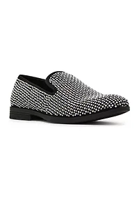 Suppor Studded Smoking Slipper Loafers