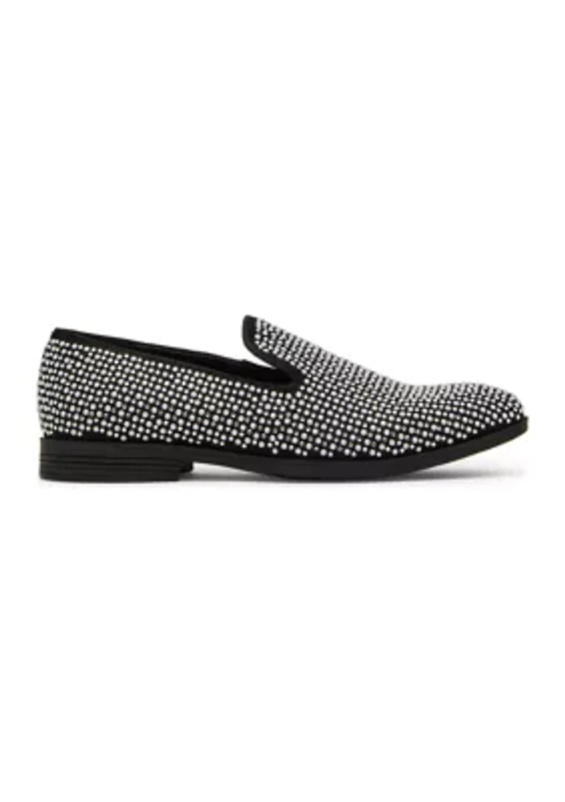 Suppor Studded Smoking Slipper Loafers