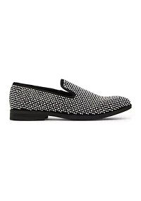 Suppor Studded Smoking Slipper Loafers