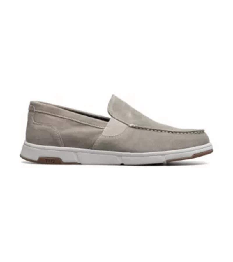Luca Suede Moc Toe Venetian Slip On