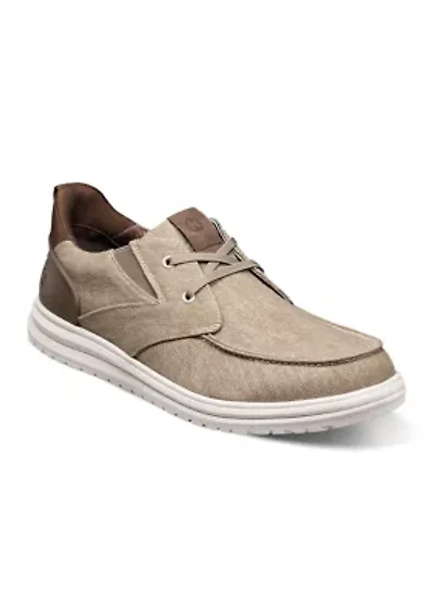 Brew City Canvas Moc Toe Lace Loafers