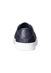 Nelson Leather-Trim Mesh Sneakers